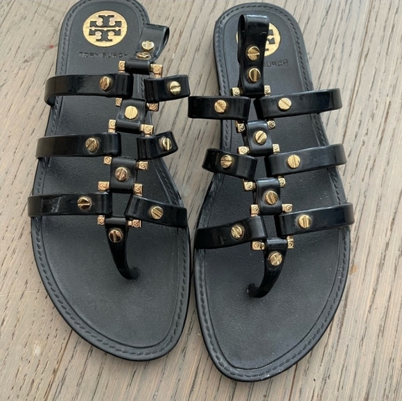 Rare Tory Burch Jelly Vaughn gladiator sandles - Picture 3 of 4